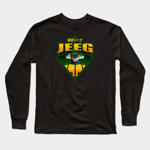 286 Jeeg Losanga Long Sleeve T-Shirt by Yexart